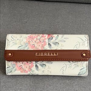 Fiorelli Floral Women's Wallet - Cream and Brown